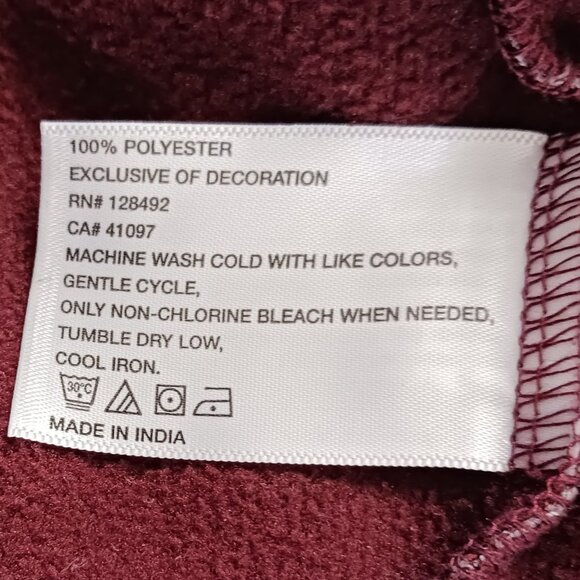 Greg Norman Mens Sweater Size Large Burgandy 1/4 Zip Pullover Preppy Golf Sports - Picture 6 of 10